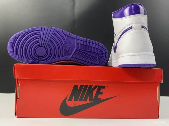 Kick Theory RETRO HIGH CD0461-151 JORDAN PURPLE 1 COURT AIR 0708